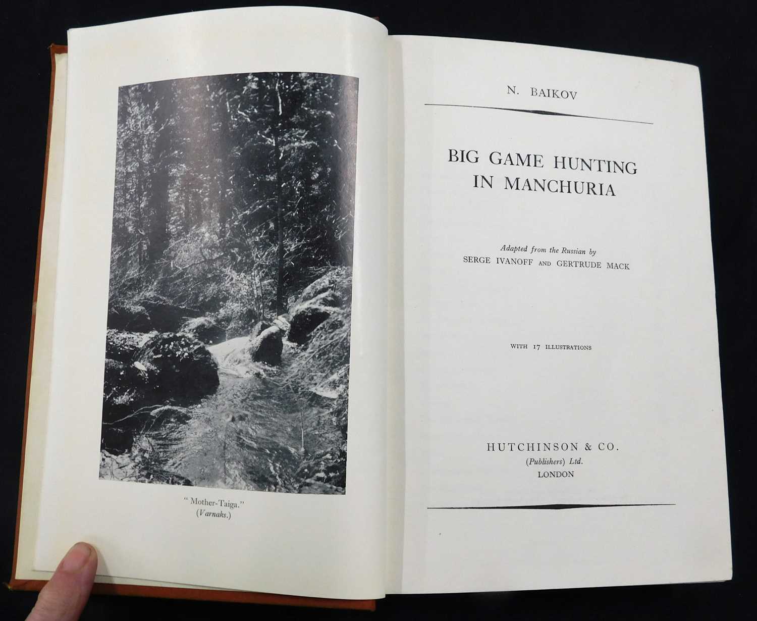 Lot 310 - NIKOLAI APOLLONOVICH BAIKOV: BIG GAME HUNTING...