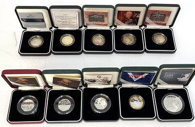 Lot 253 - A quantity of cased Royal Mint silver proof...