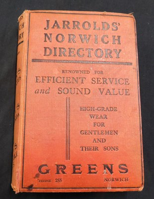 Lot 356 - DIRECTORY OF THE CITY OF NORWICH INCLUDING ITS...