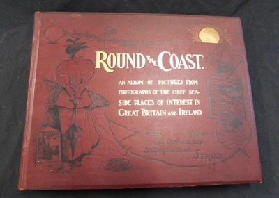 Lot 358 - ROUND THE COAST, AN ALBUM OF PICTURES FROM...