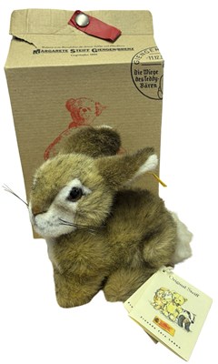 Lot 445 - Vintage Steiff rabbit 'Dormili' 077708 in...