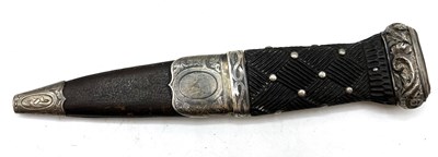Lot 121a - Scottish Sgian Dubh dagger, with Citrine...
