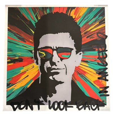 Lot 113 - NOEL GALLAGHER: Coloured print, signed N(ick)...