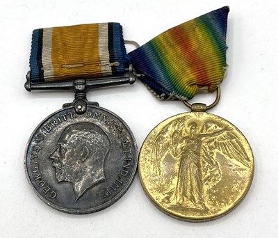 Lot 1 - First World War British Medal Pair comprising...