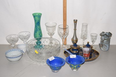 Lot 2 - Mixed Lot: Various drinking glasses, cut glass...
