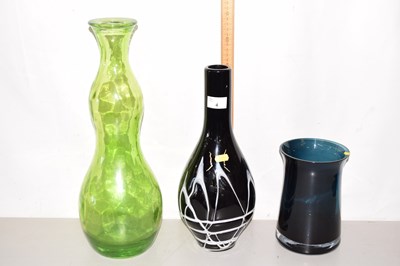 Lot 4 - Three Art Glass vases
