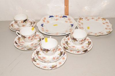 Lot 19 - Quantity of early 20th Century floral and gilt...