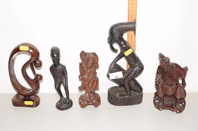 Lot 51 - Group of various hardwood figures
