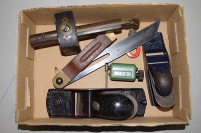 Lot 55 - Box of assorted woodworking tools