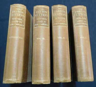 Lot 371 - THE PASTON LETTERS, ill James Gairdner,...