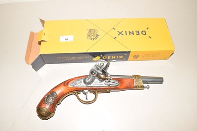 Lot 80 - A modern replica Napoleon pistol