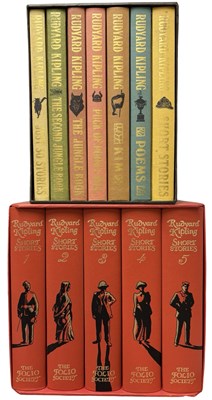 Lot 308 - FOLIO SOCIETY: RUDYARD KIPLING: 2 sets: SHORT...