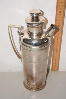 Lot 83 - Silver plated cocktail shaker