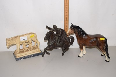 Lot 85 - A modern Italian figure of Romulus and Remus...