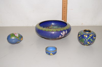 Lot 99 - A group of 20th Century Cloisonne wares