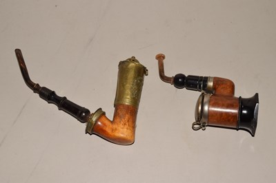 Lot 147 - Two continental tobacco pipes