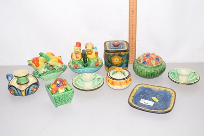 Lot 165 - A group of various small Japanese candlesticks,...