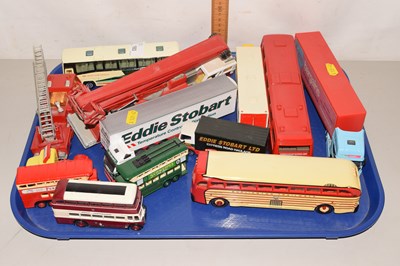 Lot 183 - A collection of model buses and other vehicles