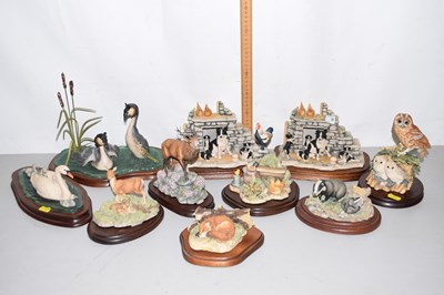 Lot 188 - A collection of Border Fine Arts model animals