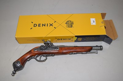 Lot 197 - A Denix Brescia reproduction percussion pistol