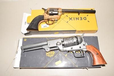 Lot 213 - A Denix reproduction .45 calibre Peacemaker...