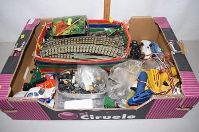 Lot 219 - A box of various Scalextric cars, model...