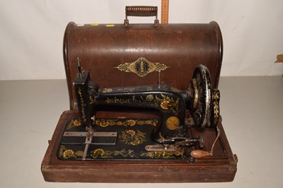 Lot 230 - A vintage Singer sewing machine
