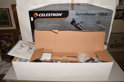 Lot 231 - A Celestron Astromaster 76EQ telescope with...