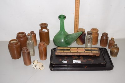 Lot 233 - Mixed Lot: Various small stone ware jars,...