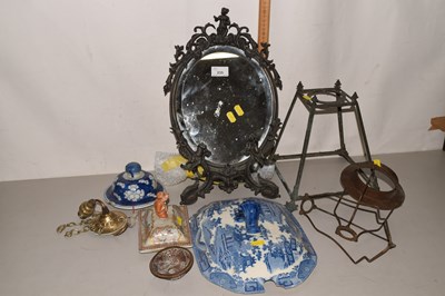 Lot 235 - Mixed Lot: Small metal framed dressing table...