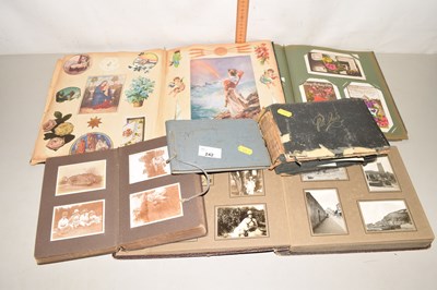 Lot 242 - A collection of albums of vintage photographs,...