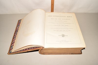 Lot 244 - Browns Self Interpreting Bible published by...