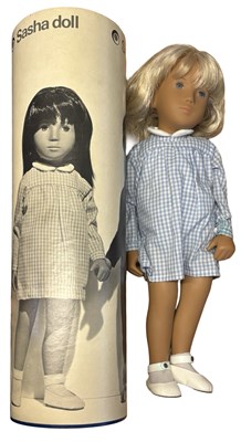 Lot 495 - A vintage Sasha 'Blonde Sasha in Gingham' doll...
