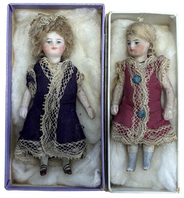 Lot 483 - A pair of miniature early 20th century...
