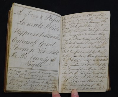 Lot 393 - Late 18th/early 19th century manuscript...