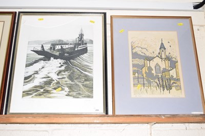 Lot 255 - R J Croft, The Lodge Studio, Strangford Ferry,...