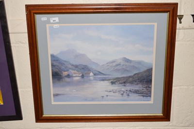Lot 263 - W Reeves, study of a loch side scene