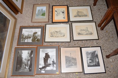 Lot 320 - A group of various framed photographic prints...
