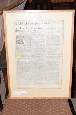 Lot 323 - An Ariss Birmingham Gazette or General...