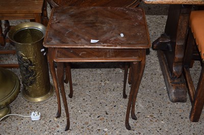 Lot 346 - A nest of mahogany veneered tables