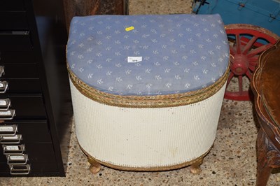 Lot 370 - A vintage Lloyd Loom box stool