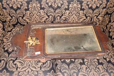 Lot 391 - Two Georgian fretwork framed wall mirrors for...