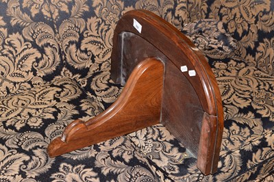 Lot 392 - A 19th Century rosewood veneered wall bracket