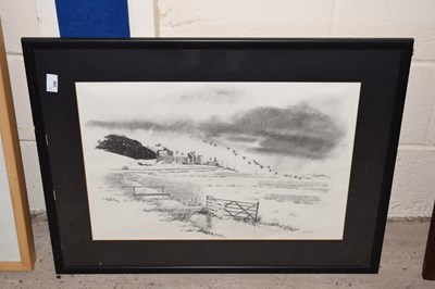Lot 296 - Colin Shreeve, Cley from the East Bank,...