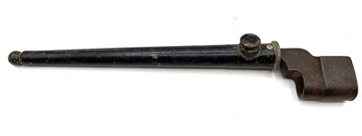 Lot 111 - No.4 spike bayonet with scabbard