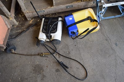 Lot 410 - Two backpack weed sprayers