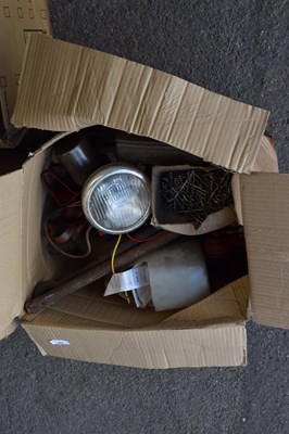 Lot 422 - One box of various garage clearance items
