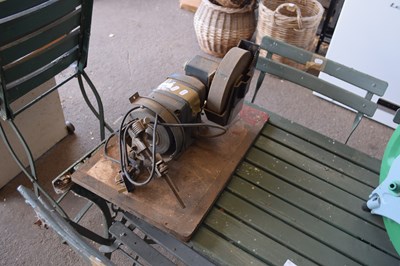 Lot 460 - An electric bench grinder