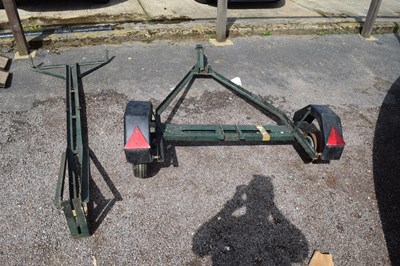 Lot 479 - A single axle boat trailer