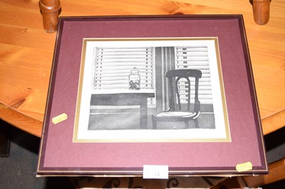 Lot 783 - Still life with biscuit barrel by R J Croft,...